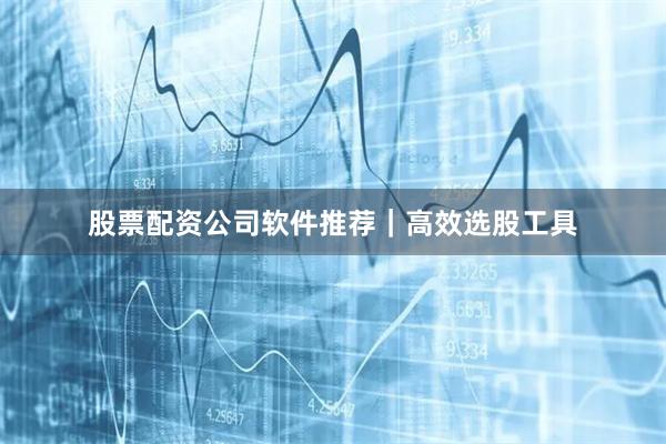 股票配资公司软件推荐｜高效选股工具